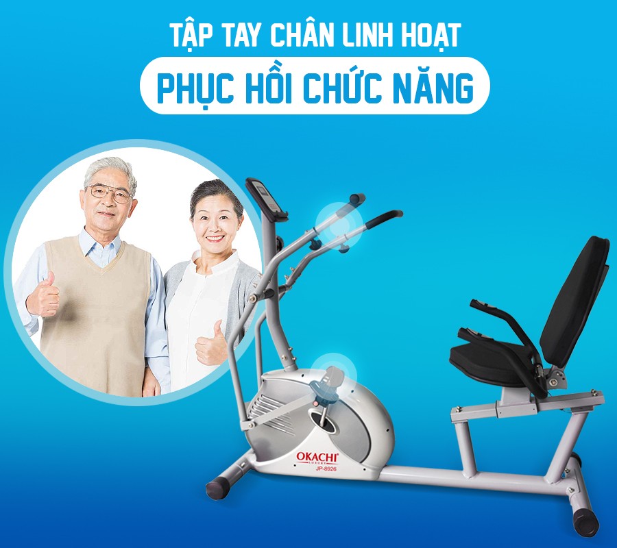 Xe đạp tập thể dục OKACHI PHYSIO JP-8926